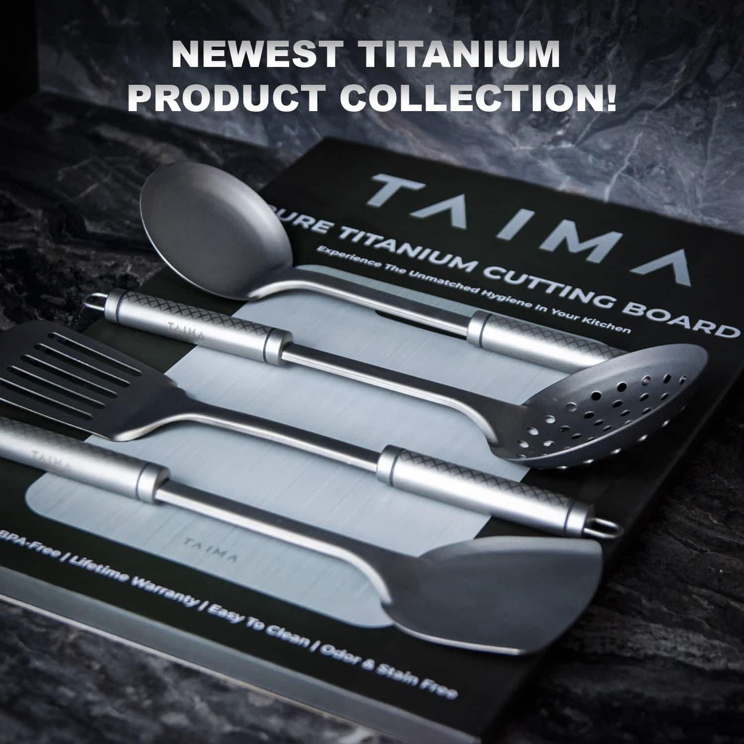 ¡NEW YEAR SALE! Taima® 100% Pure Titanium Spatula / Utensils.