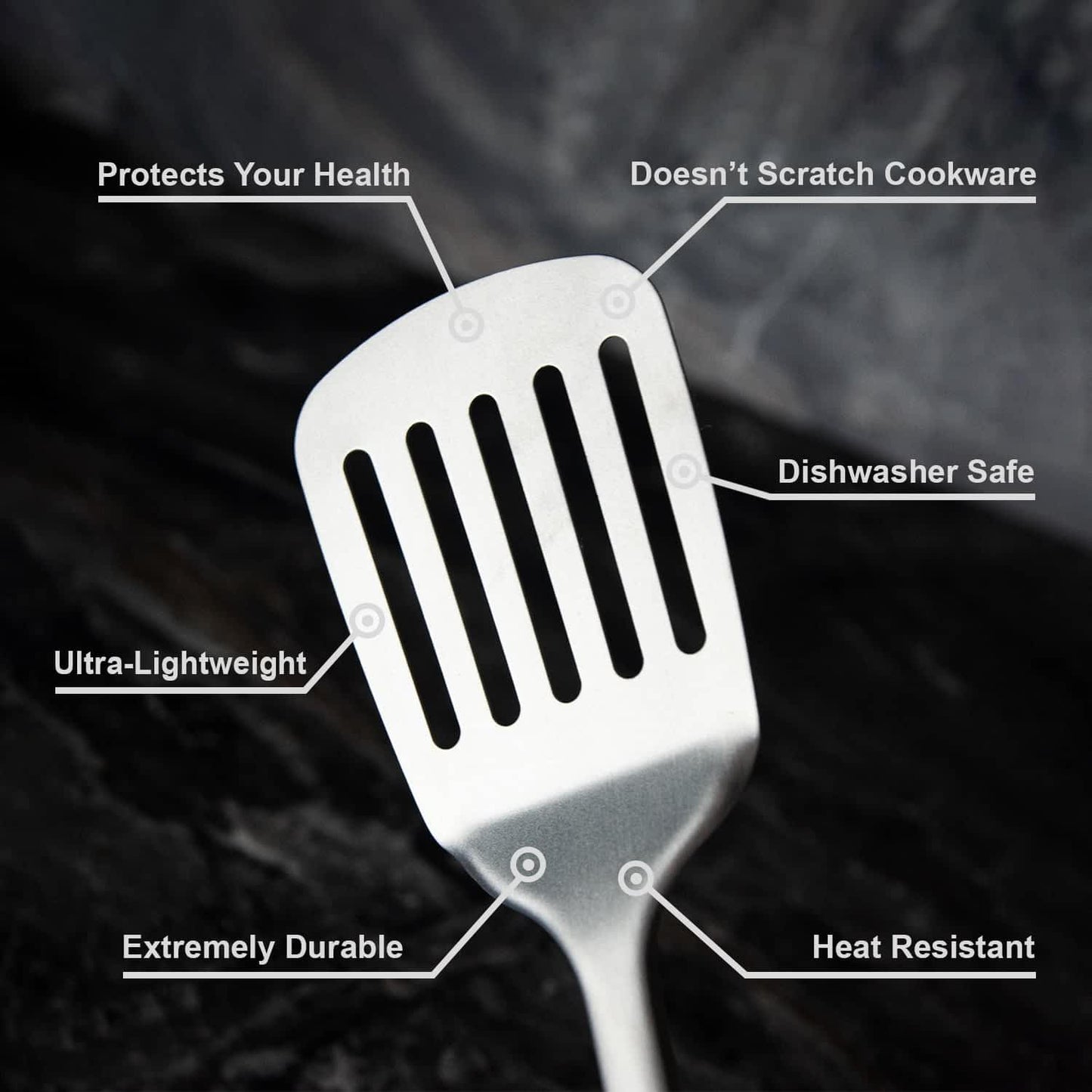 ¡BLACK FRIDAY SALE! Taima® 100% Pure Titanium Spatula / Utensils.