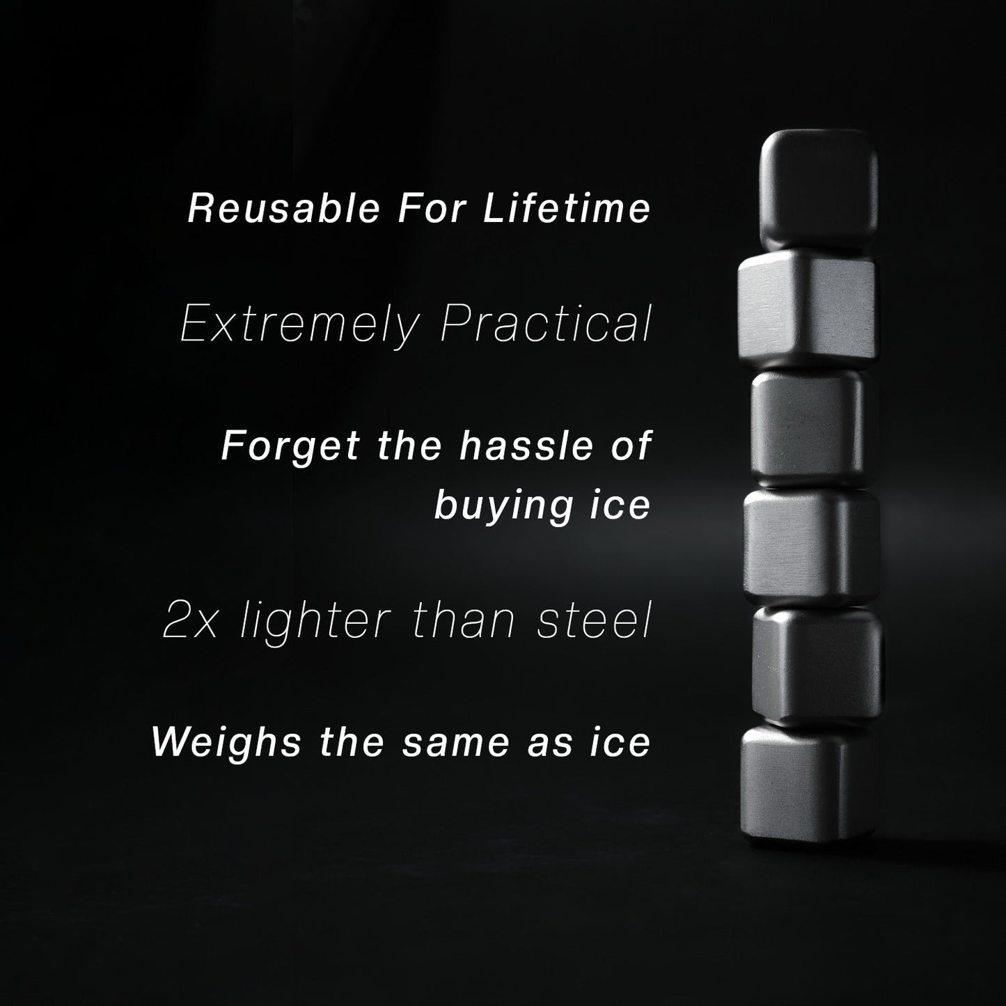 ¡BLACK FRIDAY SALE! Taima® Pure Titanium Ice Cubes