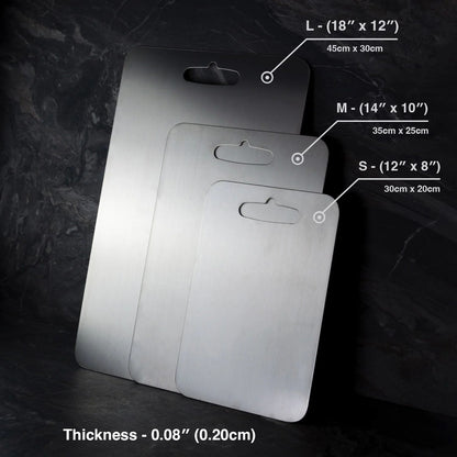 ¡BLACK FRIDAY SALE! The Original Taima™ Pure Titanium Cutting Board | Non-Toxic & Antimicrobial