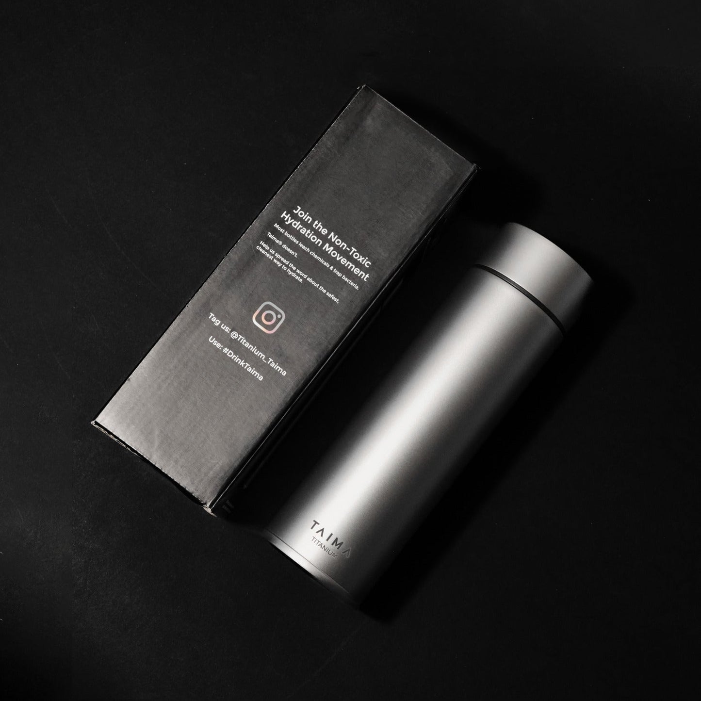 ¡BLACK FRIDAY SALE! Taima® 100% Pure Titanium Water Bottle - Drink Clean, Live Better.